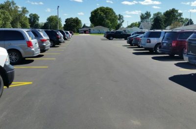 Hình minh họa từ Parking lot - Bãi đỗ xe